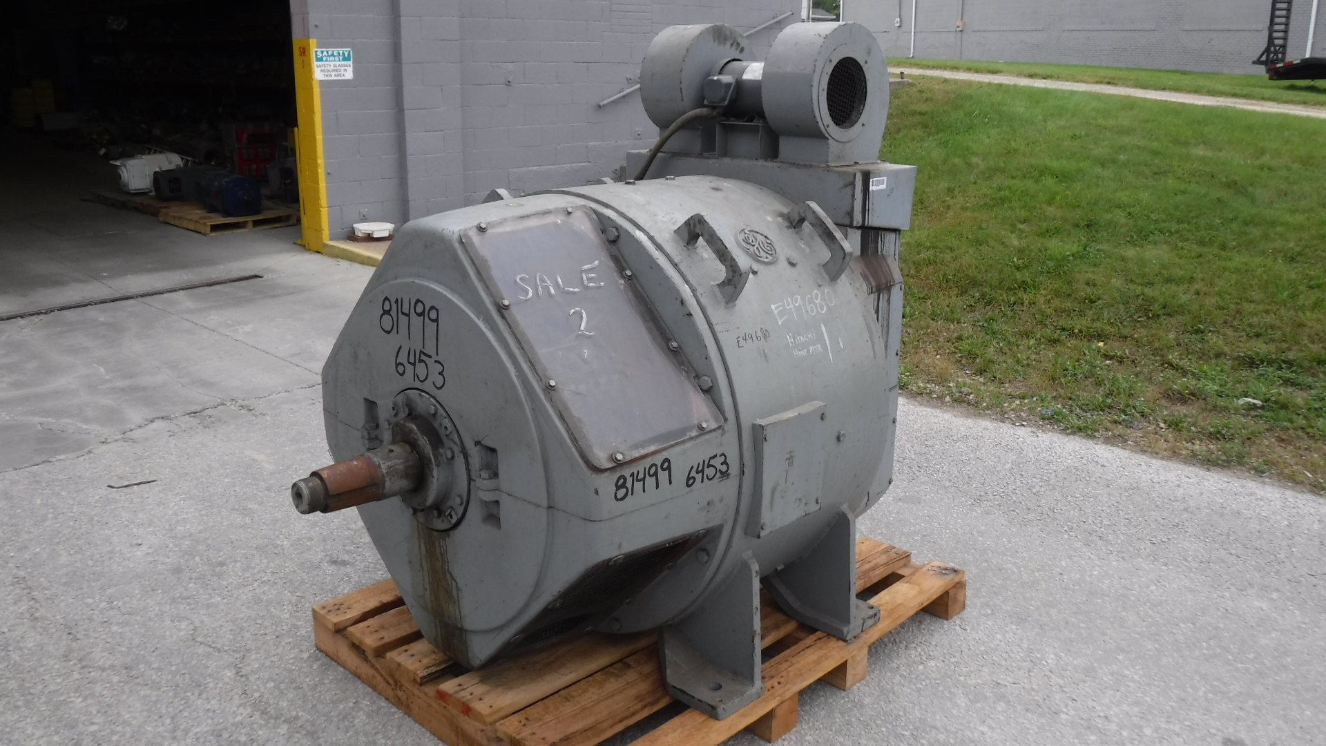 General Electric 300 HP 650/1600 RPM 6453 DC Motors 81499